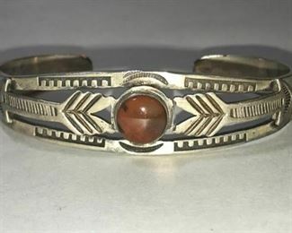 https://www.ebay.com/itm/124176094238 RX131: HANDMADE FRED HARVEY STERLING SILVER AND RED STONE BRACELET Buy-IT-Now $150.00