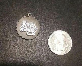 https://www.ebay.com/itm/114189642659	RX4152004 STERLING SILVER 925 HAPPY BIRTHDAY CHARM $10 WE CAN MAIL THIS TO FIRST		 Buy-it-Now 	 $20.00 
