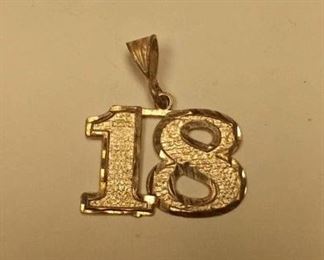 https://www.ebay.com/itm/114163339127 Rxb009 STERLING SILVER CHAIN FAB OF THE NUMBER 18 WEIGHT 3.3 GRAMS $10 Buy-it-Now $10.00