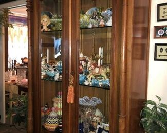 https://www.ebay.com/itm/124279265611 WL5010: Oak Glass Front Display Cabinet with Glass Shelves Local Pickup Buy-it-Now $1,200.00
