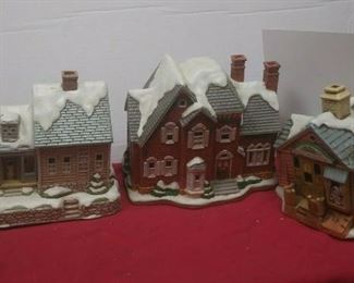 https://www.ebay.com/itm/114575415354 GN3150 LOT OF THREE LEFTON USED VINTAGE CERAMIC COLONIAL VILLAGE BUILDINGS Buy-it-Now $54.99