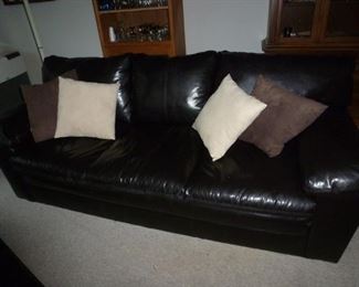 Leather couch