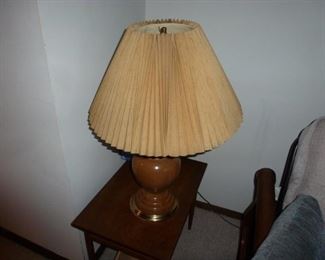 Brown lamp