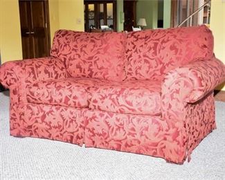 8. Contemporary Filigree Patterned Sofa