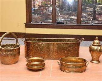 29. Group Lot Of Decorative Brass Objects
