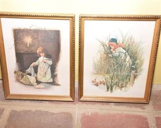 34. Two 2 Framed Prints