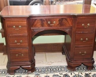 38. Mahogany Knee Hole Desk