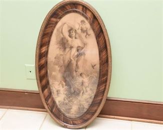 42. Wood Framed Angel Prints