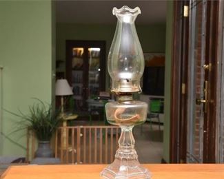 44. Glass Oil Lamp