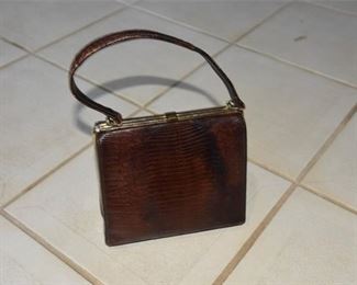 54. Vintage Aligator Purse