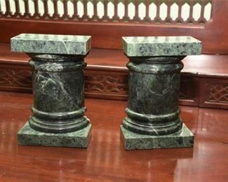 66. Marble Bookends