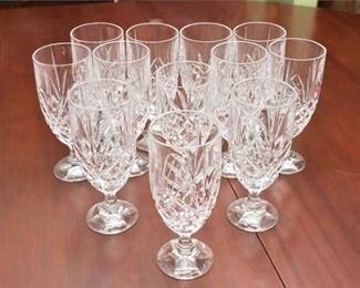 68. SHANNON CRYSTALL Dublin 12 Piece Ice Tea Set