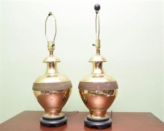 69. Pair Of Table Lamps