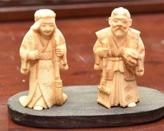 72. Pair Of Small Asian Figures