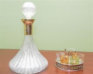 74. Decanter With Glasses and Holder