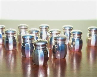 76. Group Lot Of Sterling Silver Salt and Pepper Shakers