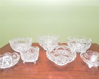 80. Assorted Crystal Items