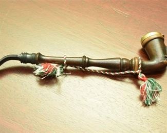 96. Hand Carved Wooden Pipe