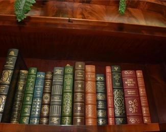 98. Group Lot Of Leather Bound Books