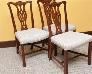 102. Three 3 Dinning Chairs