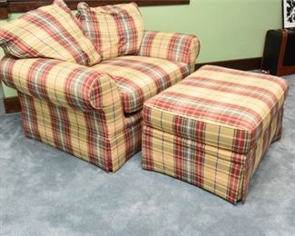 111. SHERRILL Armchair and Ottaman