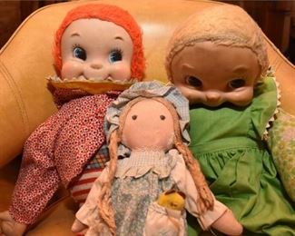 121. Three 3 Vintage Dolls