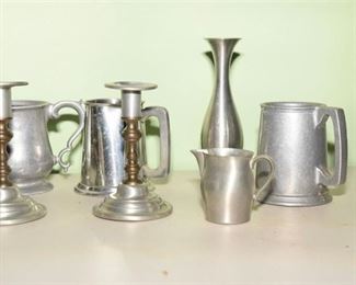 149. Group Lot Of Pewter Items