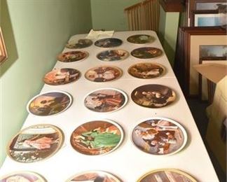 169. Eighteen 18 NORMAN ROCKWELL Plates By KNOWLES