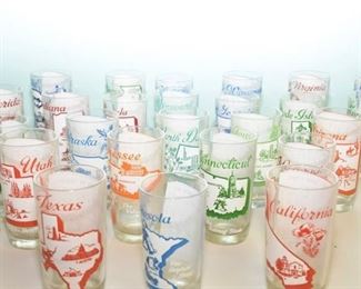 211. Twentyfive 25 State Glasses