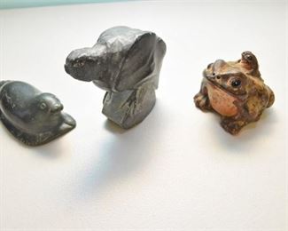 215. Three 3 Animal Figures