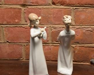 248. LLADRO Boy and Girl Figures
