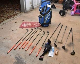 262. Golf Bag and Golf Clubs
