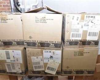 284. Six 6 Indoor Outdoor Ceiling Fans