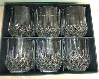 285. Longchamp Crystal Glasses
