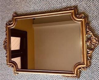 286. Gold Gilited Interior Mirror