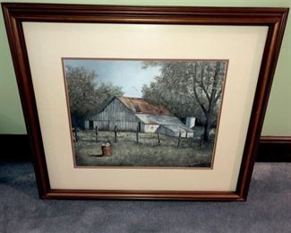 296. Painting By This Old Barn Millicent