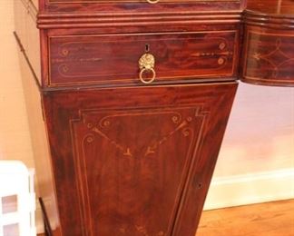 Antique inlaid Scottish sideboard