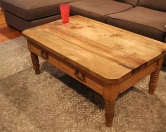 Pine coffee table