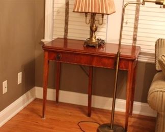 Vintage flip top game table