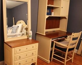 Ethan Allen bedroom furniture / chest / desk with hutch