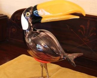 Licio Zanetti art glass toucan