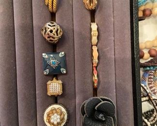 Assorted costume jewelry