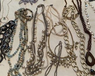 Assorted costume jewelry