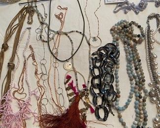 Assorted costume jewelry