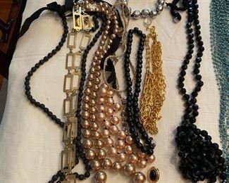 Assorted costume jewelry