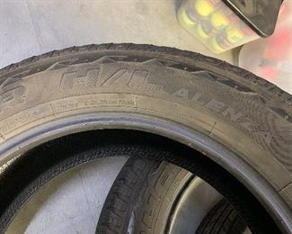 Four Toyota Tundra tires & one tire for a Rav 4