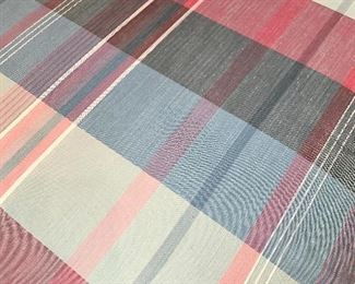 Close up of the silk fabric.