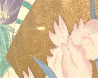 Close up view of the artwork.
