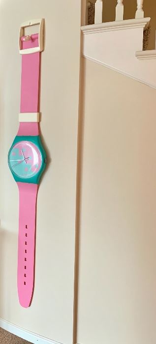 $80. Wall size SWATCH WATCH! Who remembers these?! :)