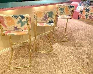 Alternate view of the bar height stools